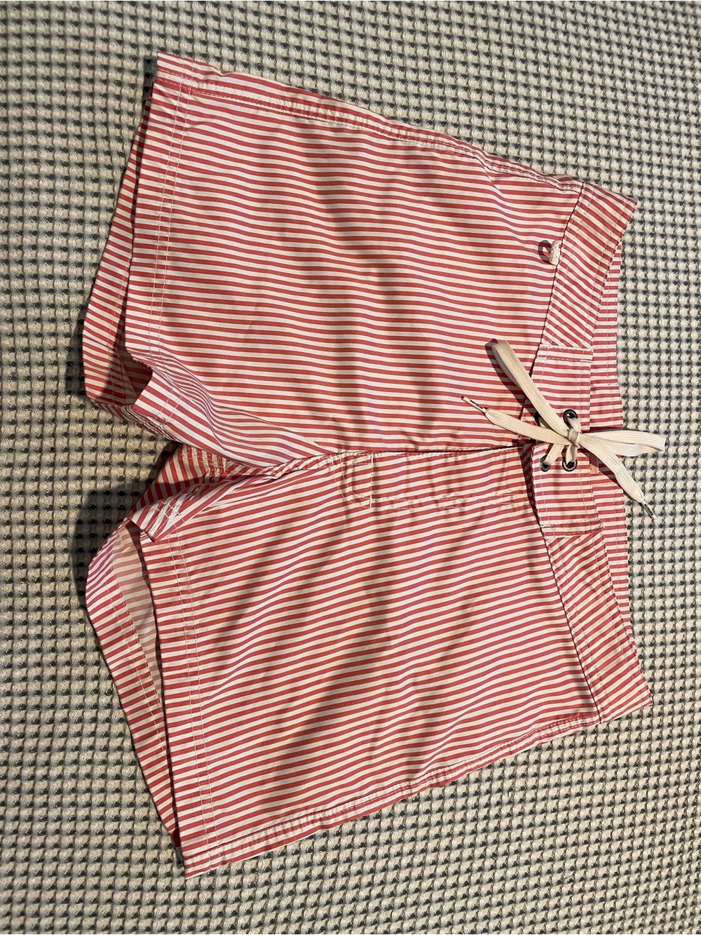 Sundek Red and White Striped Board Shorts - sz 31